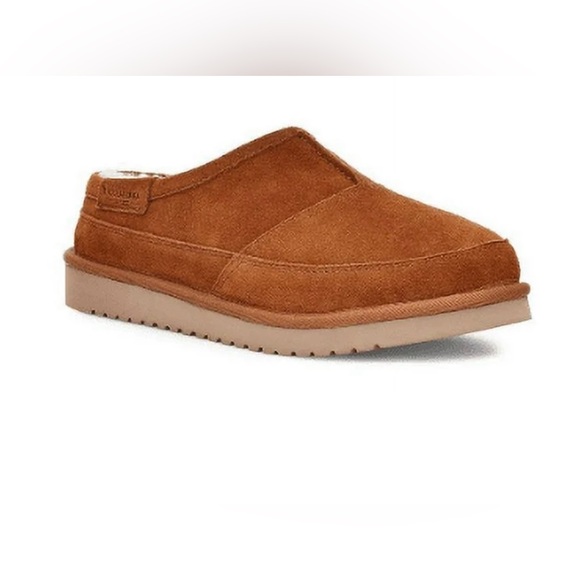 Koolaburra by UGG slippers slip on shoes mules size 5 brown suede - Picture 3 of 7